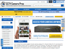 Tablet Screenshot of cctvcamerapros.com